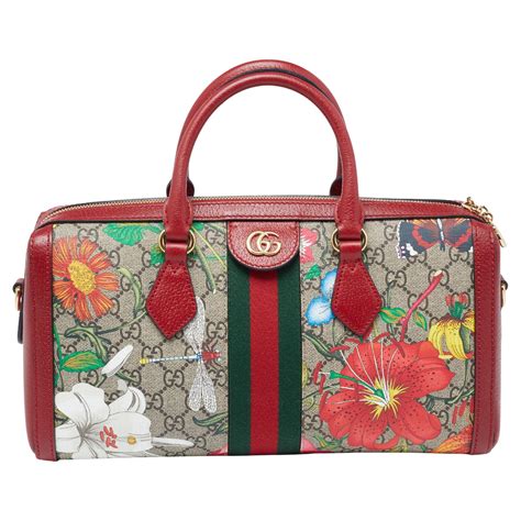 gucci red ev|GUCCI Ophidia leather.